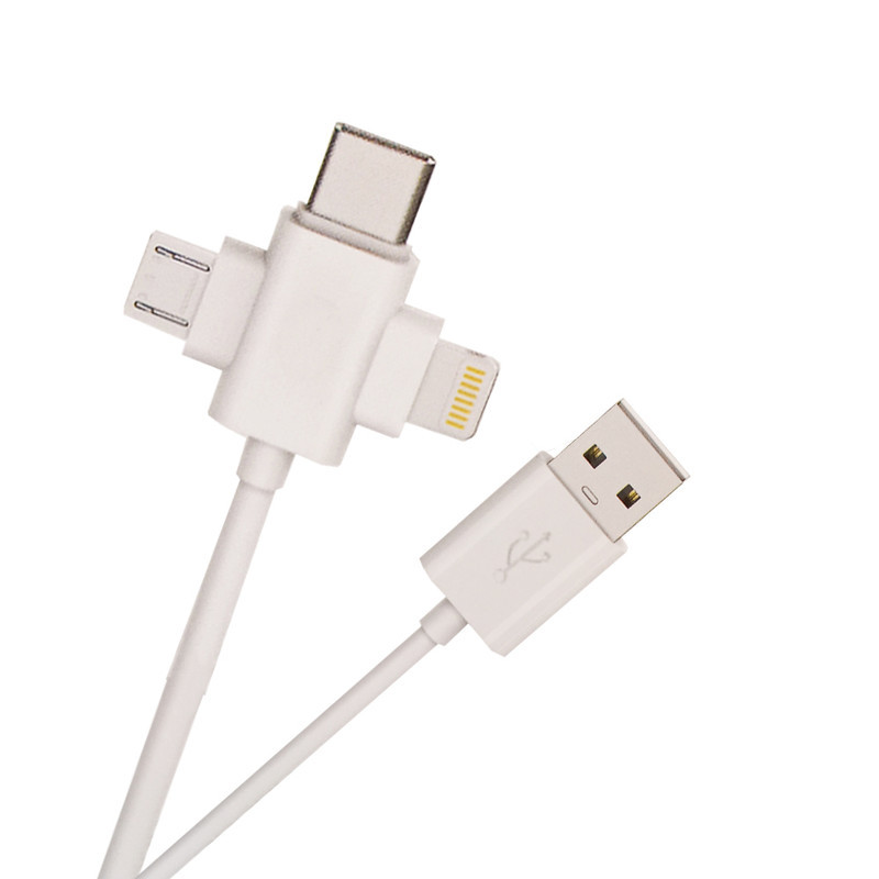 شارژر دیواری 15 وات آرسون مدل AN-W3B همراه کابل USB به لایتنینگUSB-CMicroUSB