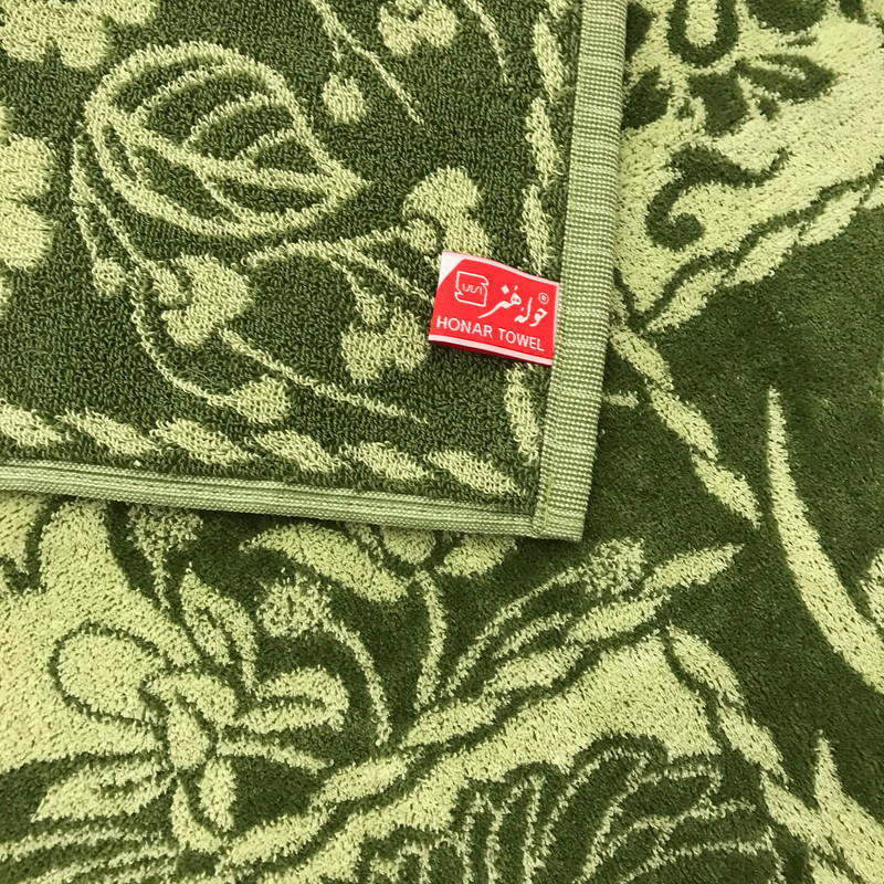 حوله دستی حوله هنر طرح باغچه سایز 40×75 سانتی متر