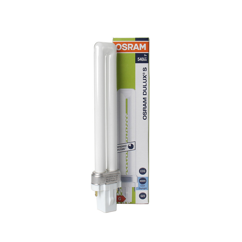 لامپ چراغ مطالعه 9 وات اسرام مدل DULUX S 9W پایه G23