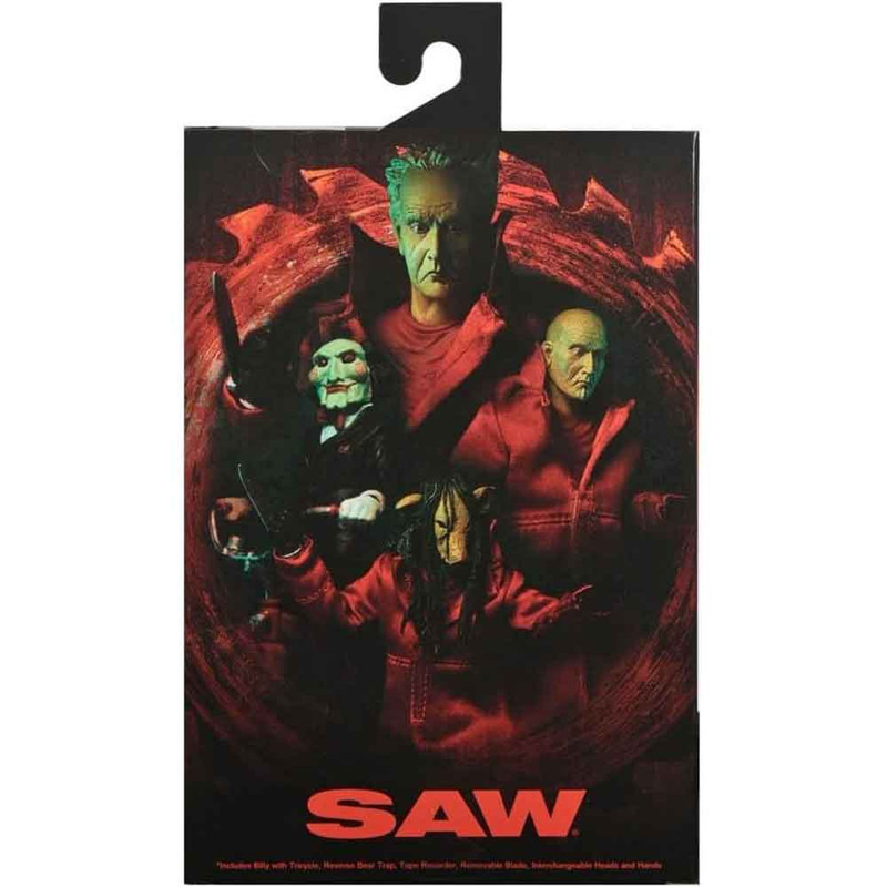 اکشن فیگور نکا مدل اره طرح Jigsaw Ultimate Red Suit ارتفاع 20 سانتی متر