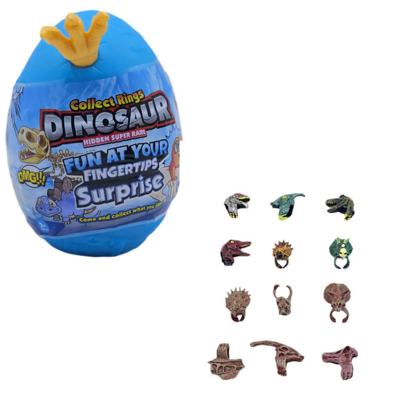 اسباب بازی شانسی ناب سل مدل انگشتر جادویی دایناسور مجموعه 12 عددی کد DINOSAUS MAGIC RING