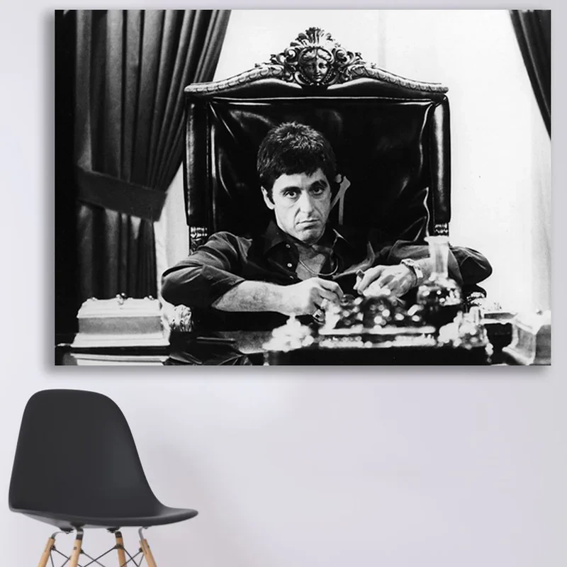 تابلو شاسی گالری استاربوی طرح فیلم Scarface مدل Al Pacino 1