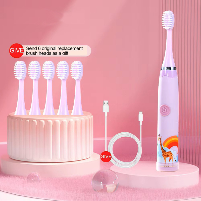 مسواک برقی مدل ultrasonic به همراه ۵ سری یدک
