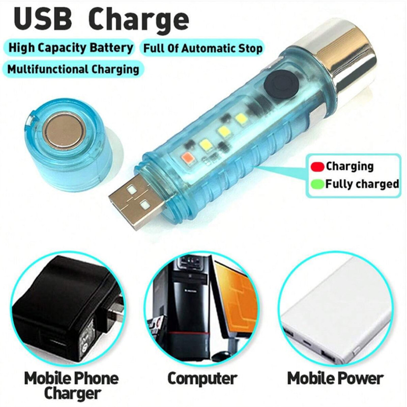 چراغ قوه دستی مدل شارژی کد USB ZJ-023