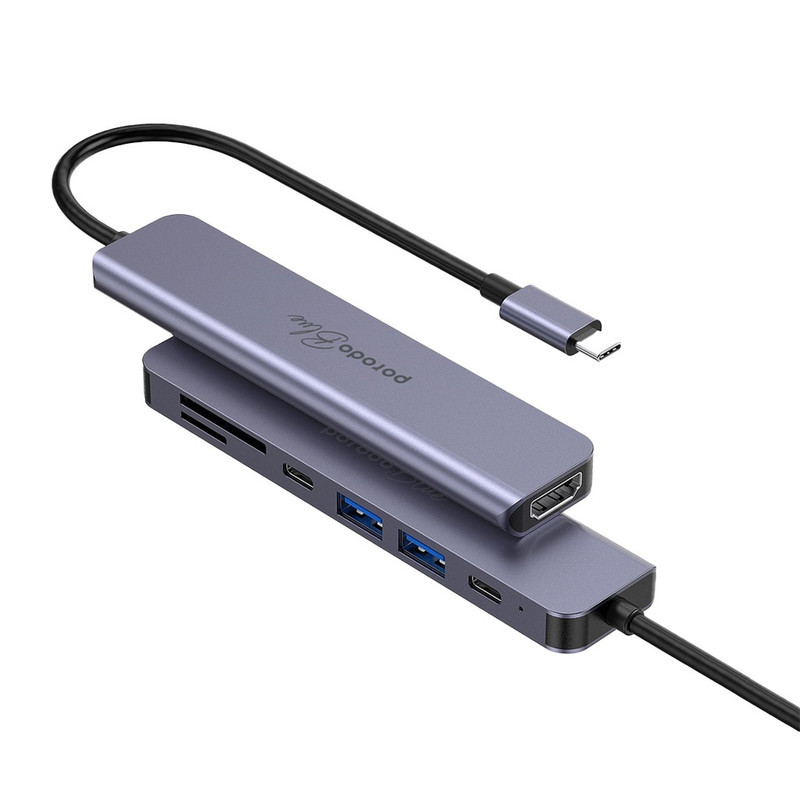 هاب 7 پورت USB-C پرودو مدل PB-71HBC