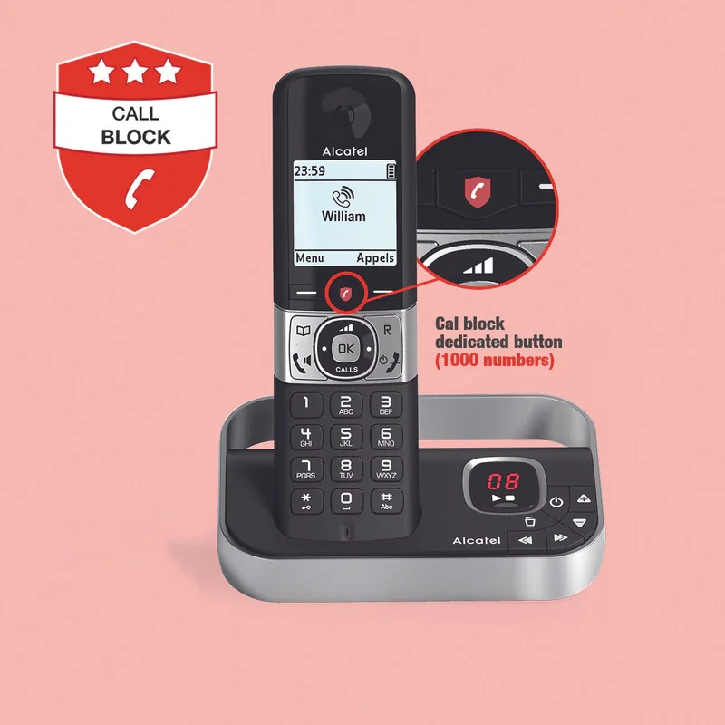 تلفن بی سیم آلکاتل مدل F890 Voice