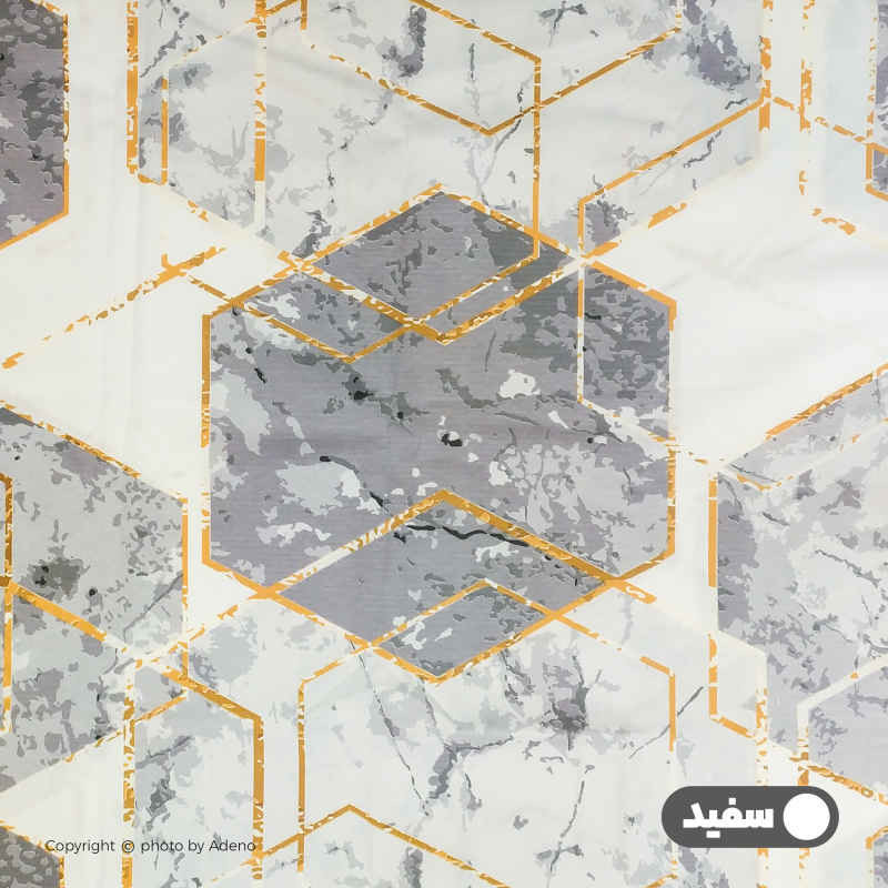 ملحفه آدنو مدل مرمر کد CH149 دونفره سایز 180x200 سانتی متر
