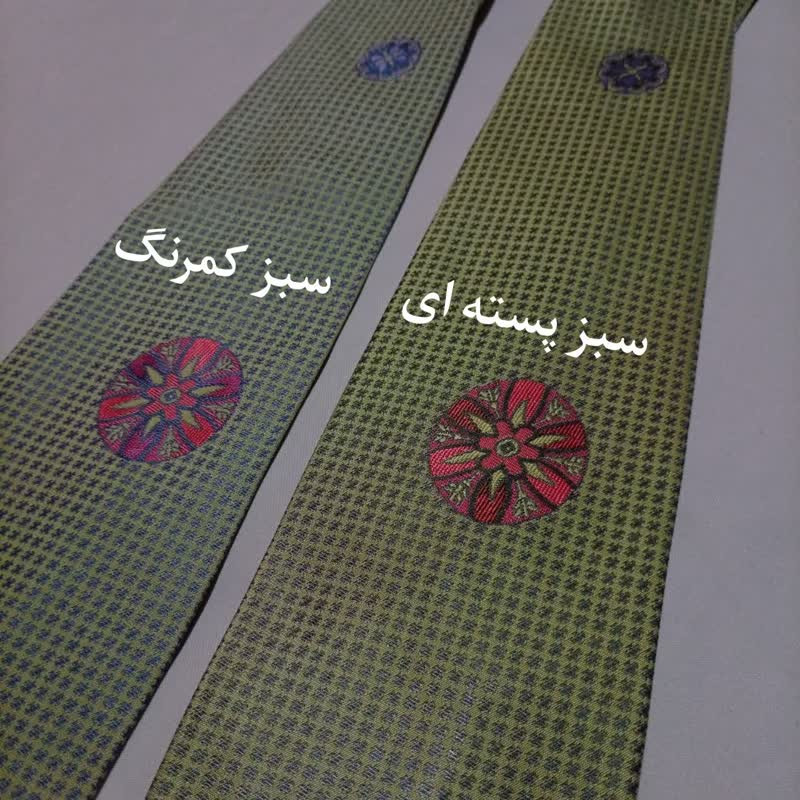 کراوات مردانه مدل گل برجسته کد 34
