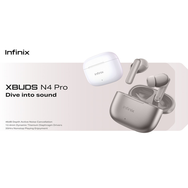 هدفون بلوتوثی اینفینیکس مدل XBuds N4 Pro
