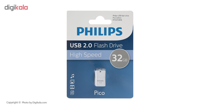 فلش مموری فیلیپس مدل Picco-FM32FD85B ظرفیت 32 گیگابایت