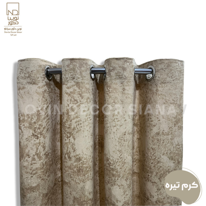 پرده نوین دکور سیاناو مدل مخمل پتینه سزار 1 _ 180 سایز 180 × 140 سانتی متر