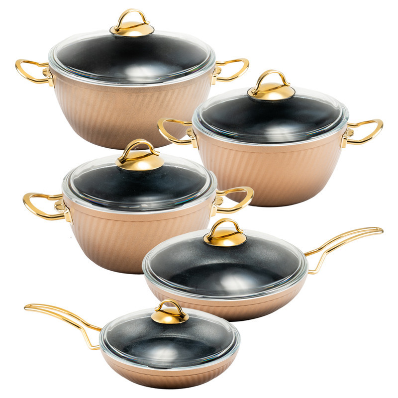 سرویس پخت و پز 10 پارچه ام جی اس مدل فورج BLACK