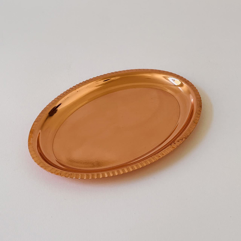 سینی مسی مدل بیضی کد ZH377.1