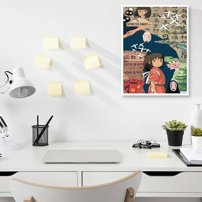 پوستر کارنيکا طرح شهر ارواح Spirited Away کد 18413 مجموعه 8 عددی