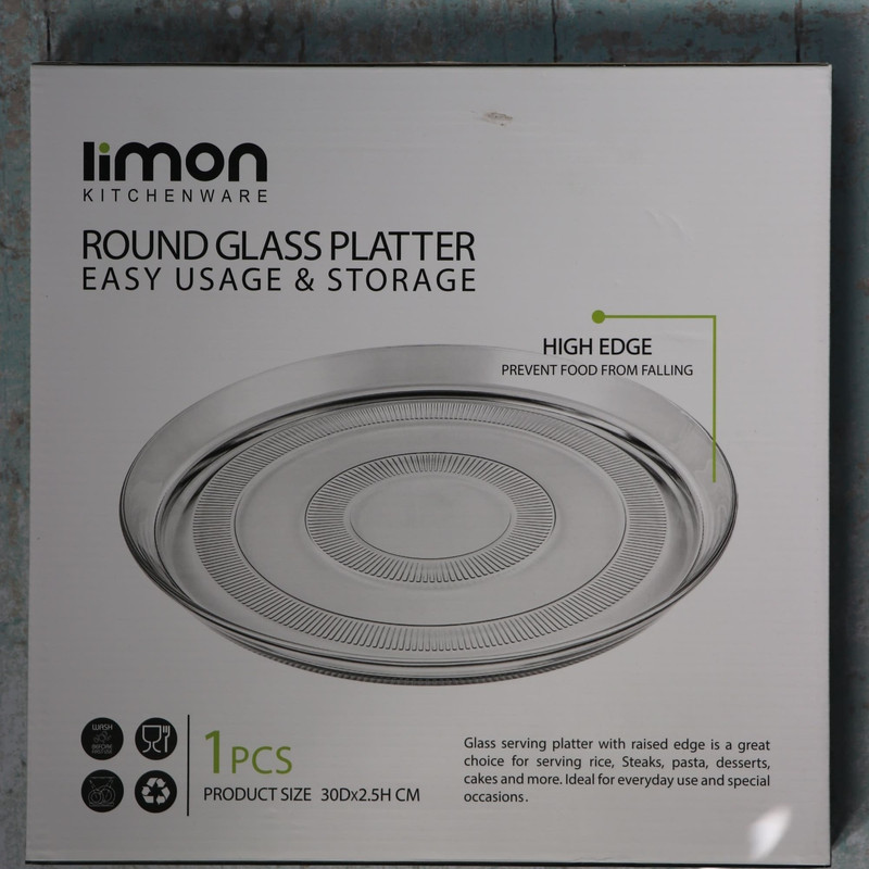 دیس لیمون مدل گرد شیشه ای کد HS2437