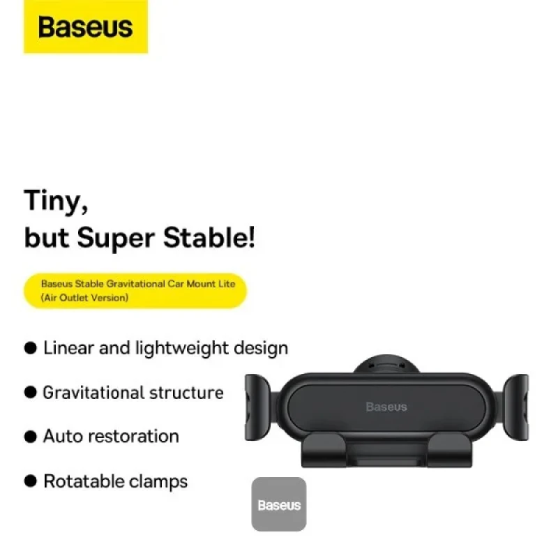نگهدارنده گوشی موبایل بیسوس مدل Car Mount Lite