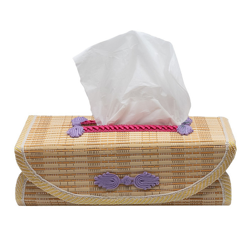 جای دستمال کاغذی مدل حصیری کد 01