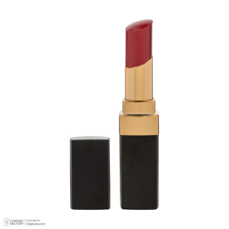 رژ لب شانل مدل rouge coco flash با شماره رنگ 70 و رنگ قرمز، با جلوه براق و ماندگاری 8 ساعت