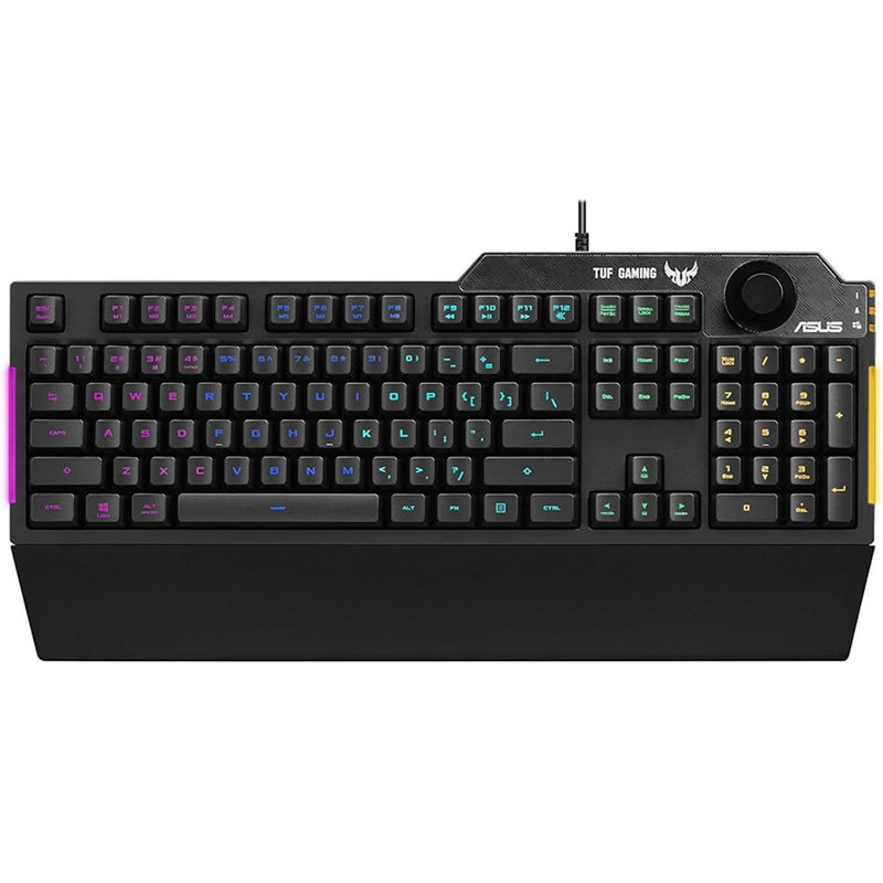 کیبورد مخصوص بازی ایسوس مدل TUF GAMING K1 RGB