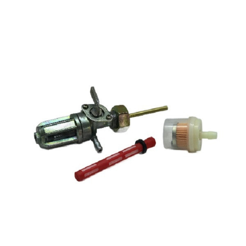 کیت شیر بنزین موتور سیکلت ام دی اچ مدل CDI - 125_ FUEL COCK  مجموعه 4 عددی