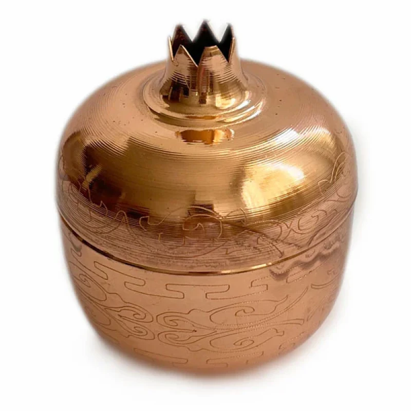 قندان مسی مدل انار لیزری کد ZH338.1