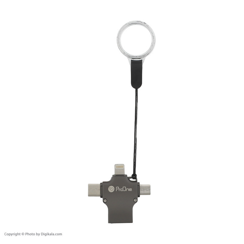 مبدل USB2 به USB-C  micro USB  لایتنینگ پرووان مدل PCO04