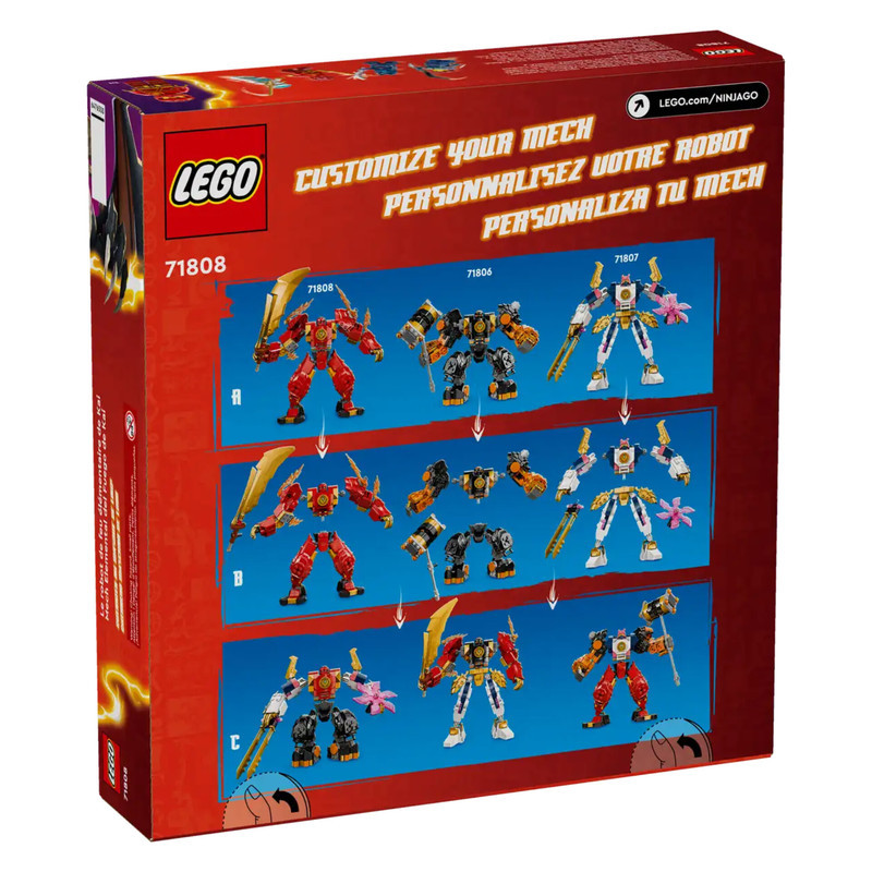لگو سری نینجاگو مدل Kai's Elemental Fire Mech کد 71808