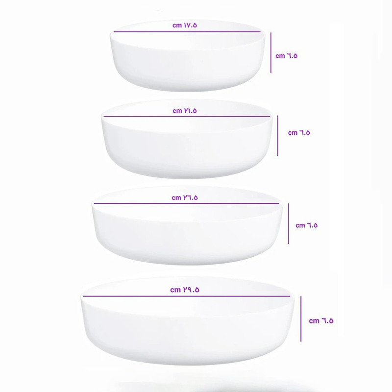 ظرف پخت گلدن اوپال مدل PRX-4PCS مجموعه 4 عددی