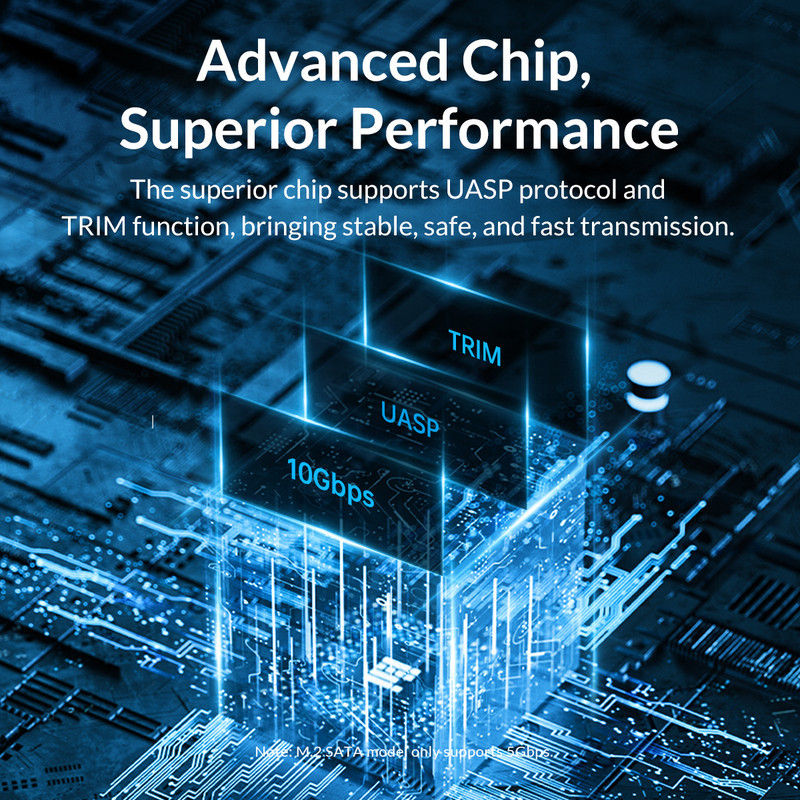 قاب اس اس دی اکسترنال NVMe M.2 اوریکو مدل PWM2-G2