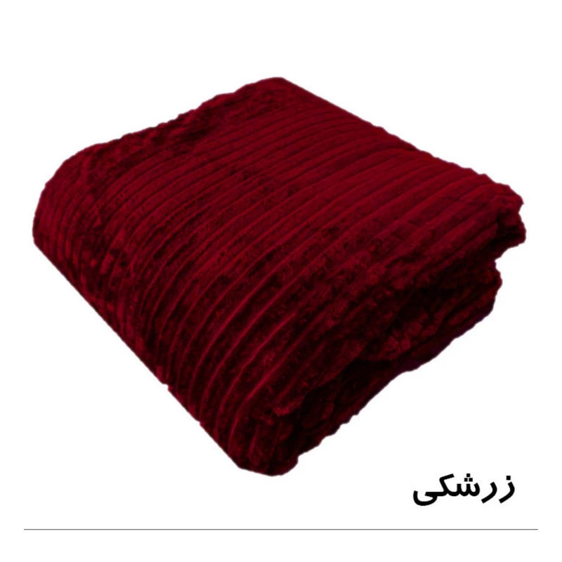 پتو مسافرتی شایسته مدل پلیسه کرکره ای سایز 160x205 سانتی متر