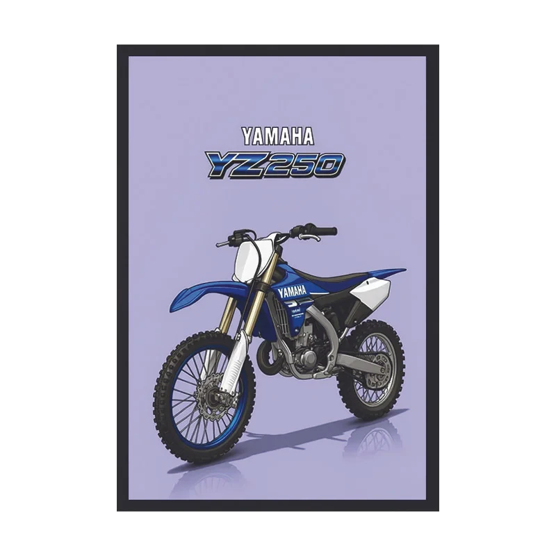 تابلو طرح موتور یاماها YZ کد 03 فریم مشکی