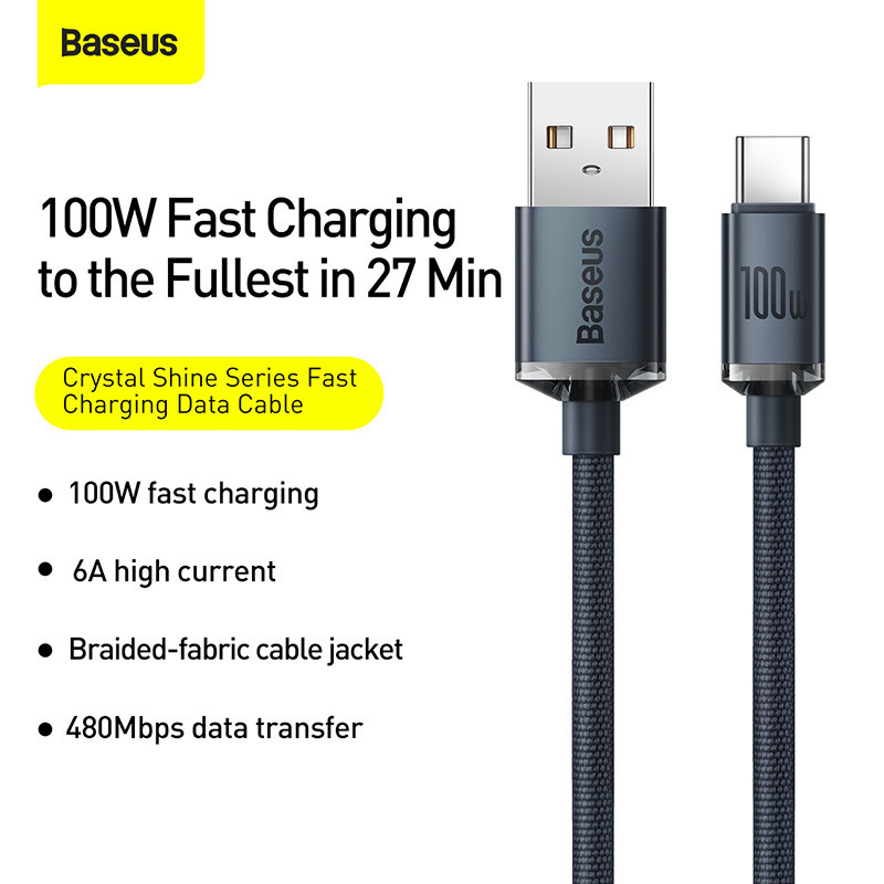 کابل تبدیل USB به USB-C بیسوس مدل CAJY000401 طول 1.2 متر
