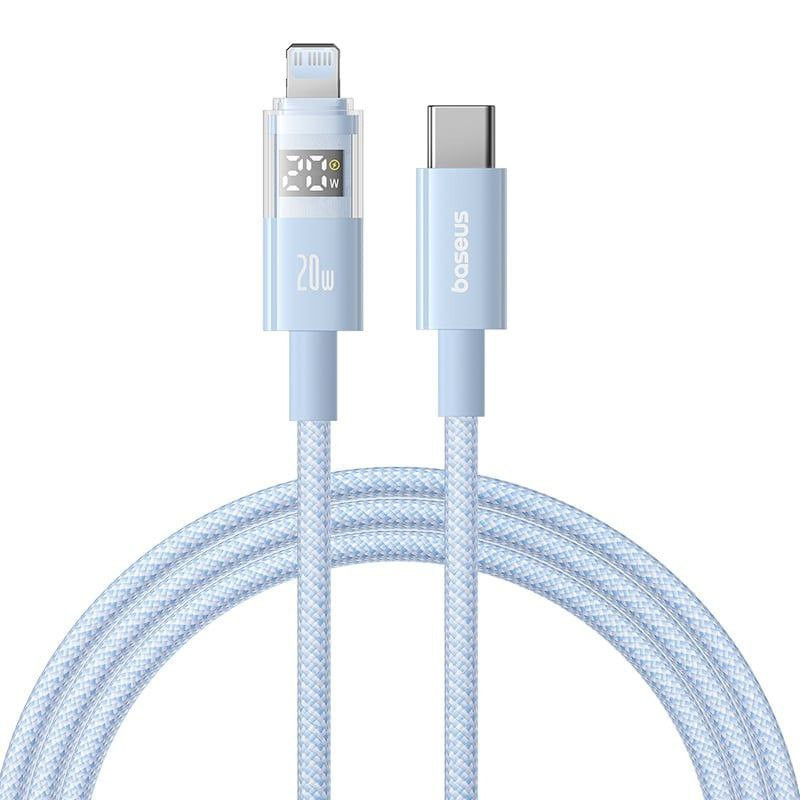 کابل تبدیل USB-C به لایتنیگ بیسوس مدل Display 2 Fast Charging طول 2 متر