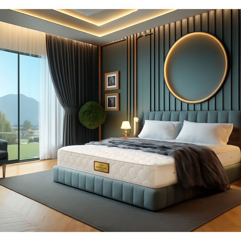تشک طبی فنری سرموری مدل Paris NO4 High End Medical Pad یک نفره سایز 200x120 سانتی متر