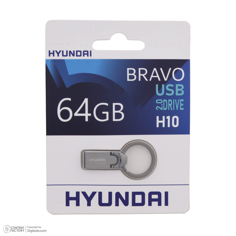 فلش مموری هیوندای مدل H10 USB2.0 ظرفیت 64 گیگابایت