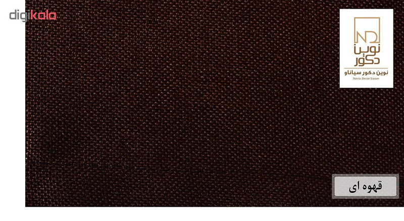 پرده نوین دکور سیاناو مدل ND1001 سایز 140x280 سانتی‌متر