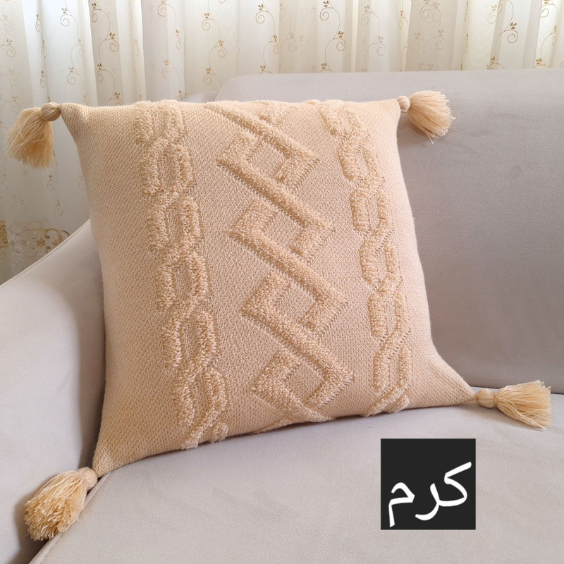 کاور کوسن مدل پانچدوزی ایران سایز 40×40 سانتی متر