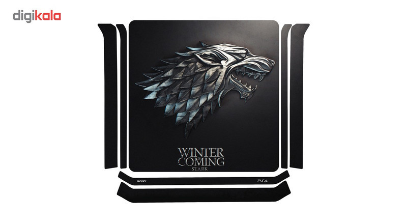 برچسب افقی پلی استیشن 4 اسلیم گراسیپا طرح Winter