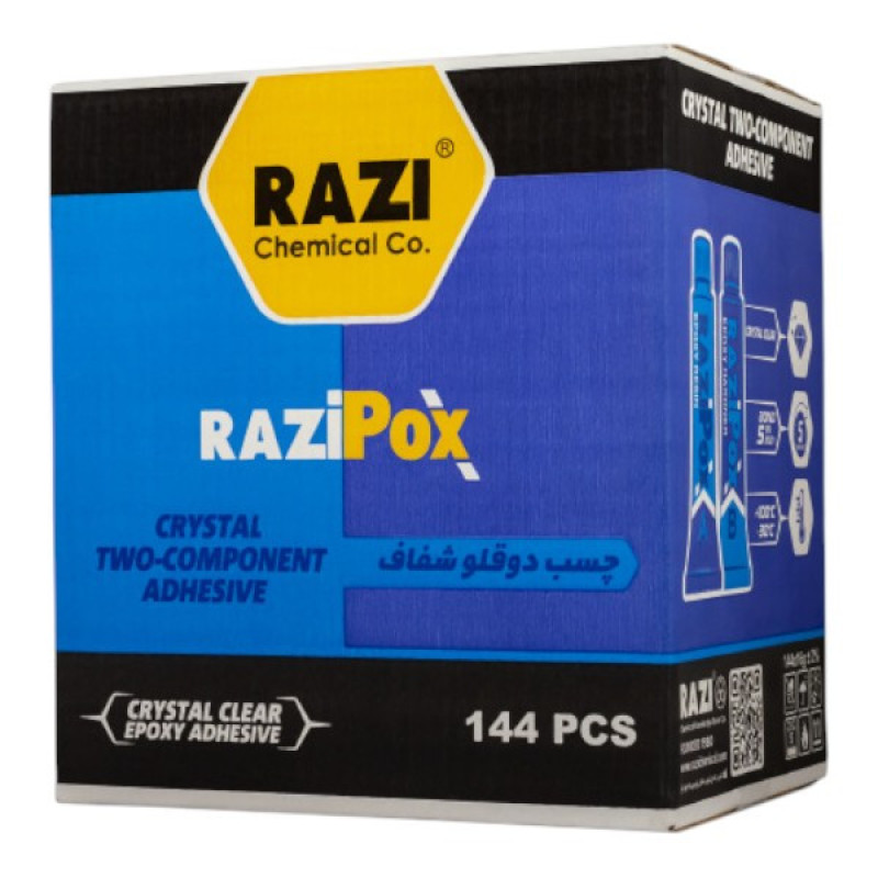 چسب دوقلو رازی مدل POX وزن 16 گرم