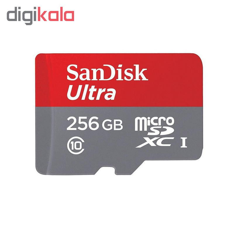 کارت حافظه microSDXC سن دیسک مدل Ultra کلاس 10 استاندارد UHS-I U1 سرعت 100MBps ظرفیت 256 گیگابایت