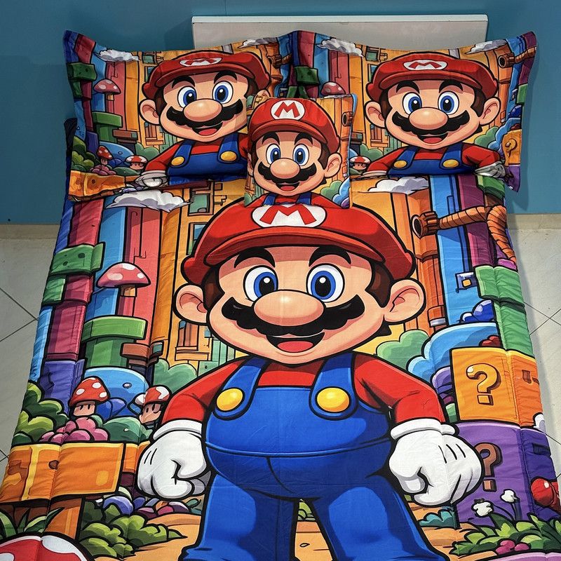 سرویس خواب 1 نفر 5 تکه مدل ماریو کد Mario 09