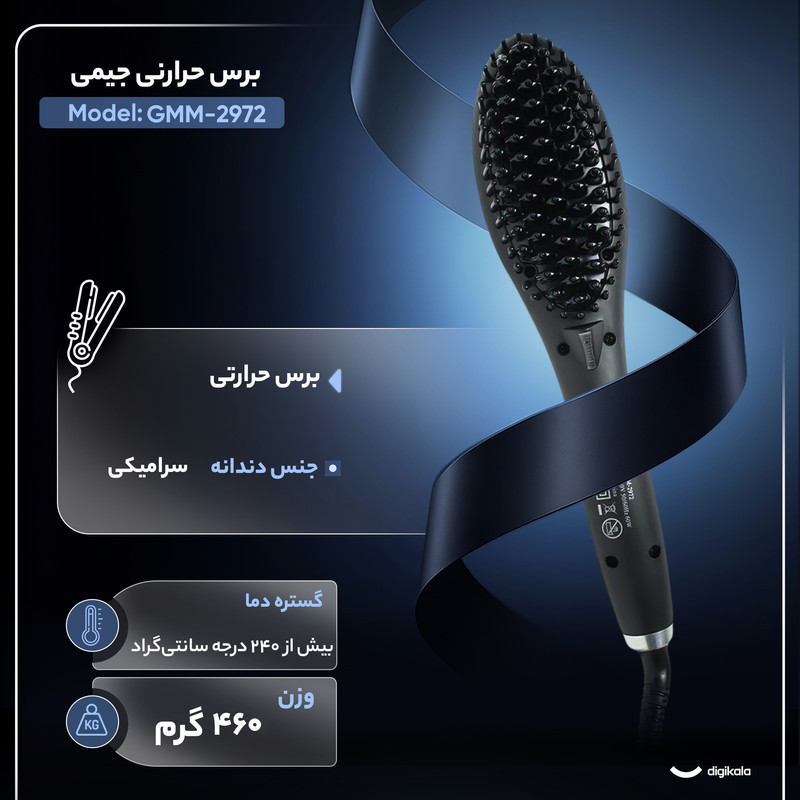 برس حرارتی جیمی مدل GMM-2972
