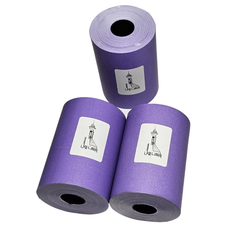 کاغذ پرینتر حرارتی پایتخت رول مدل Pr80mm بسته 80 عددی