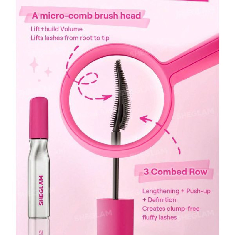 ریمل بلند‌کننده ضد آب شیگلم مدل Lashlighter Up &amp; Out