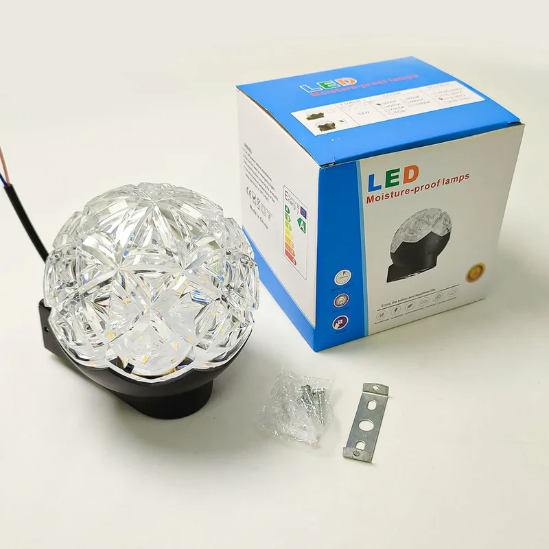 چراغ حیاطی 12 وات مدل دوطرفه زحل کد BD174