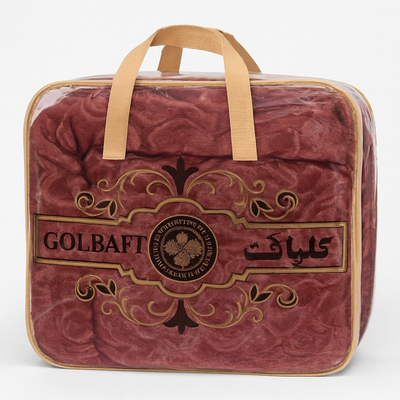 پتو 1 نفر گلبافت مدل برتر سایز 220x160 سانتی‌متر