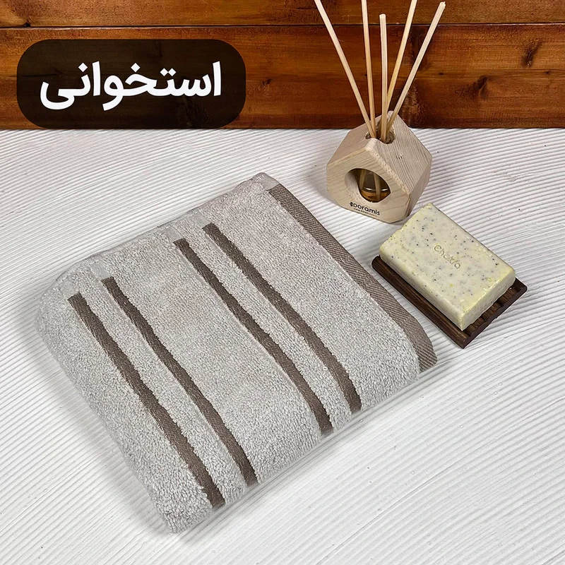 حوله دست و صورت مدل پارما سایز 80*40 سانتی متر