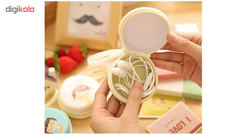 کیف هندزفری مدل LA01 طرح Little Amelie
