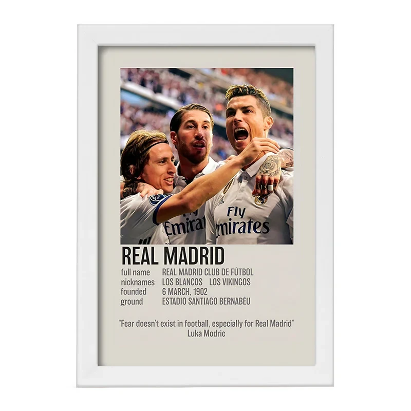 تابلو خندالو طرح رئال مادرید (Real Madrid) کد F13470
