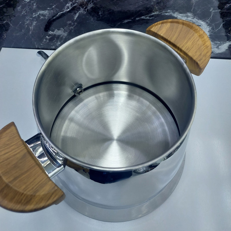 ست کتری و قوری تی جی اچ مدل کاوه طرح چوب